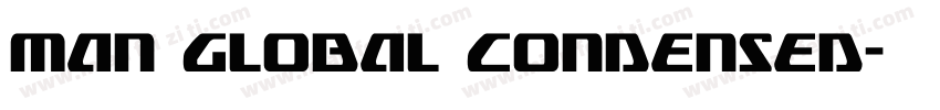 Man Global Condensed字体转换
